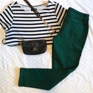 The Limited 678 Dark Green Skinny Jeans